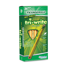 Dixon Ticonderoga Tri-Write Beginner No. 2 Pencils