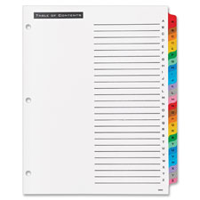 Avery A-Z Table 'N Tabs Dividers