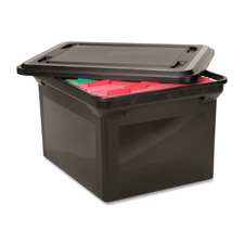 Advantus File Tote w/lid