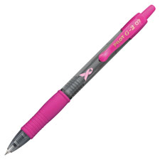 Pilot G2 Breast Cancer Awareness Rollerball Pens