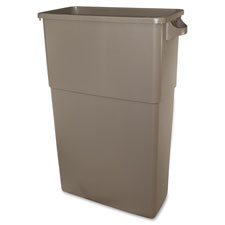 Impact 23-gal Beige Thin Bin Container