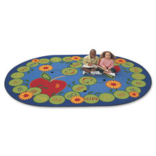 Carpets for Kids ABC Caterpillar Oval Seating Rug