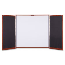 Lorell Dry-erase Whiteboard Presentation Cabinet