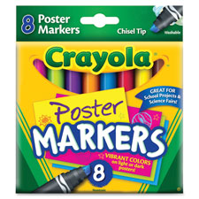 Crayola Washable Chisel Tip Poster Markers