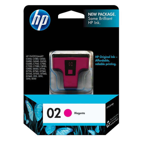 HP C8772WN (HP 02) Magenta OEM Inkjet Cartridge