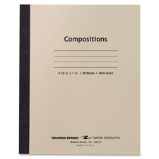 Roaring Spring Wide Ruled 20-sheet Compositn Book