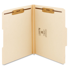 Smead 2-ply Tab 14pt. Manila Fastener Folders