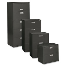 HON Brigade Charcoal Locking Drawer Lateral File