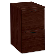 HON 10500 Series Mahogany F/F Mobile Pedestal