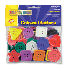 Chenille Kraft Creativity Street Colossal Buttons