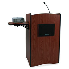 Amplivox UHF Wireless Multimedia Computer Lectern