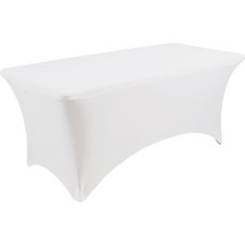 Iceberg Stretch Fabric White Table Cover