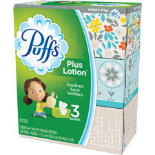 Procter & Gamble Puffs Plus Lotion Facial Tissues