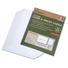 SKILCRAFT 8/Sheet Recycled Name Badge Labels