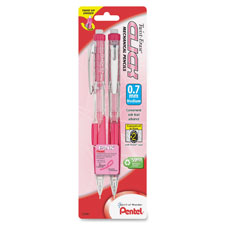 Pentel Twist Erase Pink Click Mechanical Pencils