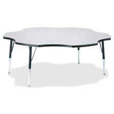 Jonti-Craft Elem. Height Prism Six-Leaf Table