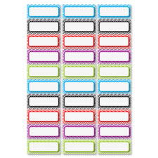 Ashley Prod. Dry Erase Chevron Nameplate Magnets