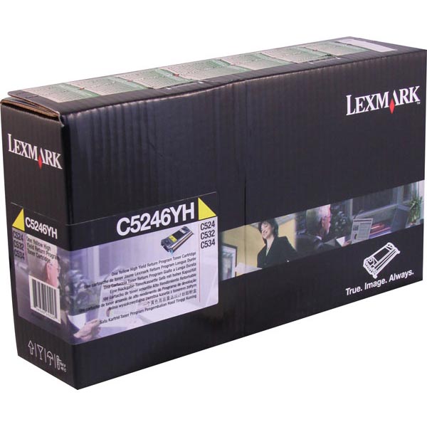 Lexmark C5246YH Yellow OEM High Yield Toner