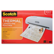 3M Scotch Thermal Laminator Menu Size Pouches