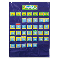 Carson Grade PreK-5 Deluxe Calendar Pocket Chart