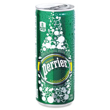 Nestle Perrier Slim Can Mineral Water Beverage