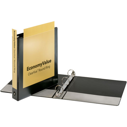 Cardinal EconomyValue ClearVue Round Ring Binder