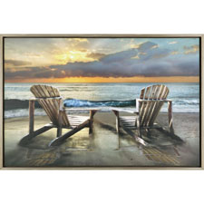 Lorell Island Song Laminate Framed Canvas Art