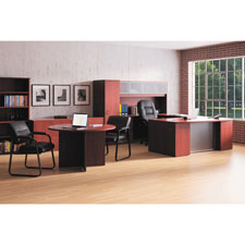 HON Foundation Mahogany Laminate Desking