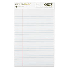 Nature Saver White Jr. Legal Pad