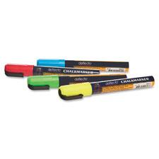 Deflecto Nontoxic Chisel Tip Wet-erase Markers