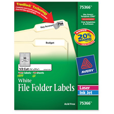 Avery TrueBlock File Folder Labels