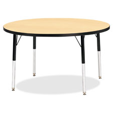 Jonti-Craft Elem. Ht. Classic Rnd Color Top Table