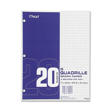 Mead 5 Sq. Per Inch Quadrille Graph Paper