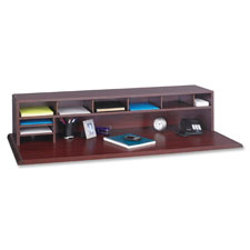 Safco Low-Profile Wood Desktop Organizer