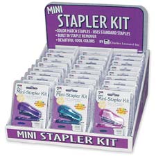 Charles Leonard Mini Stapler Kits Counter Display