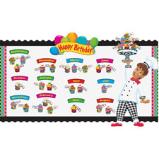 Trend Happy Birthday Bake Shop Bulletin Board Set