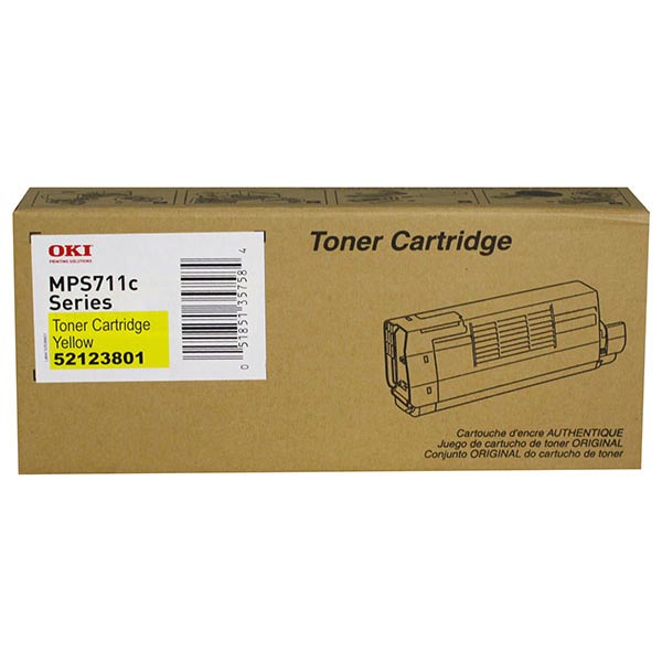 Okidata 52123801 Yellow OEM Toner