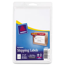 Avery TrueBlock Permanent Shipping Labels