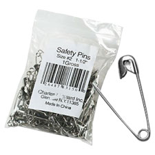 Charles Leonard Safety Pins