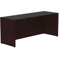 Lorell Essentials Espresso Laminate Credenza Shell