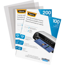 Fellowes 3mil Thermal Laminating Pouches