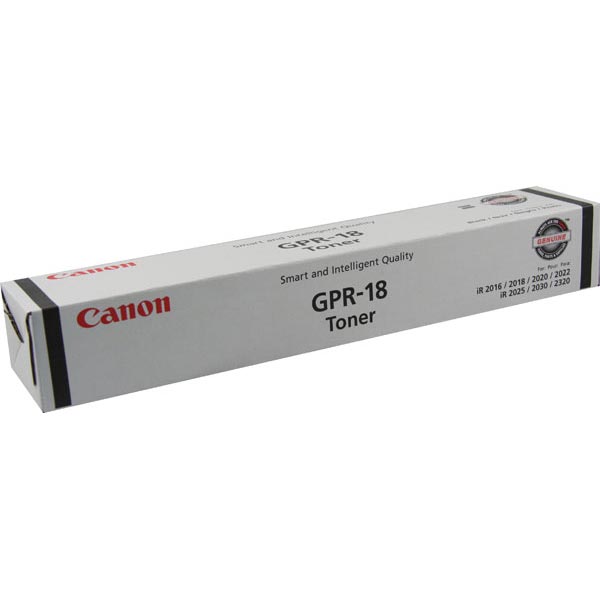 Canon 0384B003AA (GPR-18) Black OEM Copier Toner