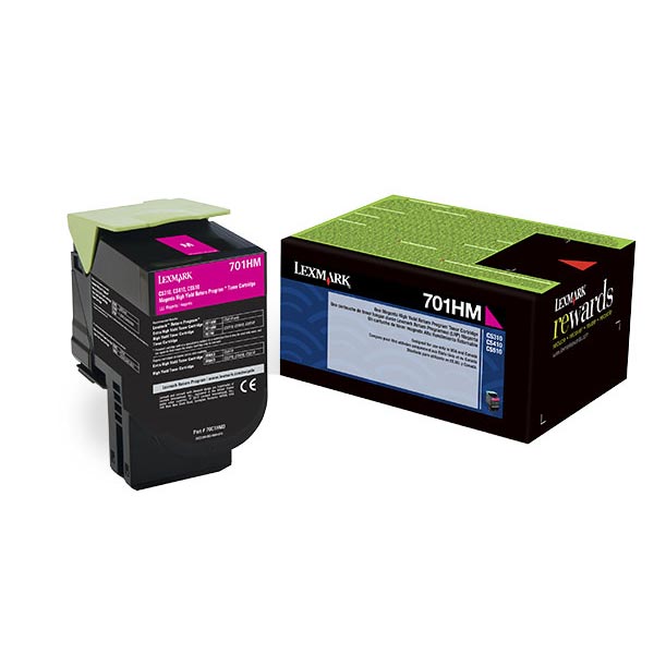 Lexmark 70C0HMG Magenta OEM High Yield Toner