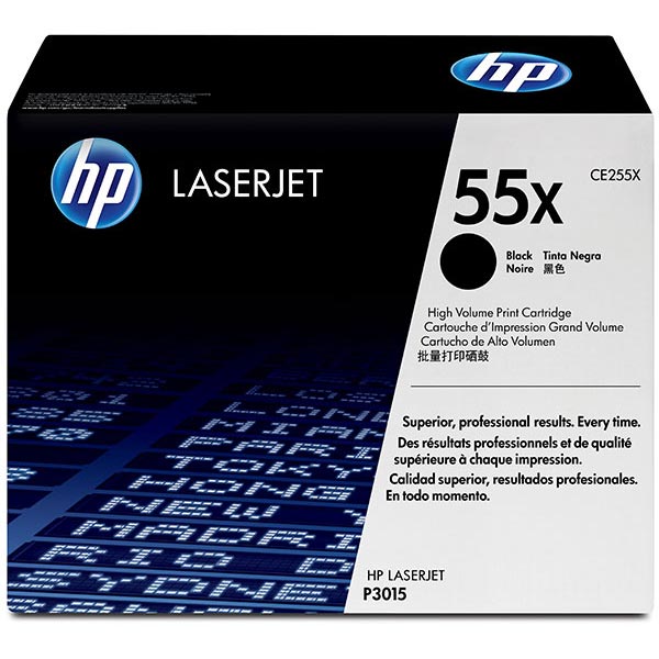 HP CE255X (HP 55X) Black OEM Toner Cartridge