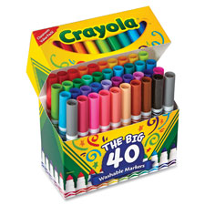 Crayola The Big 40 Washable Markers