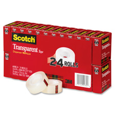 3M Scotch Transparent Tape Refills Value Pack