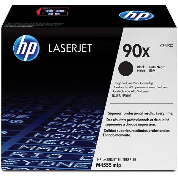 HP CE390X (HP 90X) Black OEM Toner Cartridge