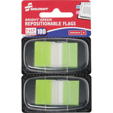 SKILCRAFT Bright Self-stick Marker Flags