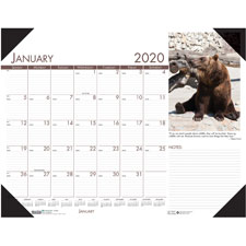 Doolittle Earthscapes Wildlife Monthly Desk Pad