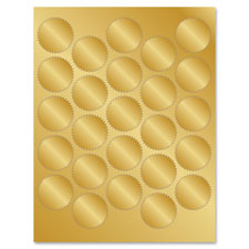 Geographics Gold Foil Seals